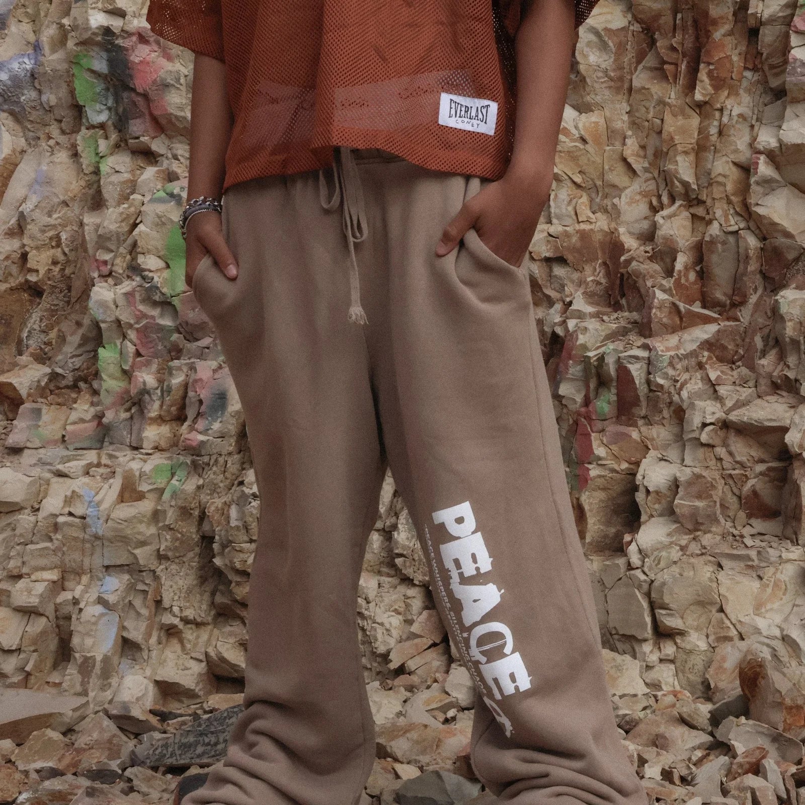 Vintage Brown Sweatpants - PEACE Collection